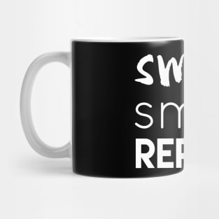 Sweat Smile Repeat Fitness and Workout Design Mug